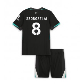 Liverpool Dominik Szoboszlai #8 Udebanesæt Børn 2024-25 Kort ærmer (+ korte bukser)